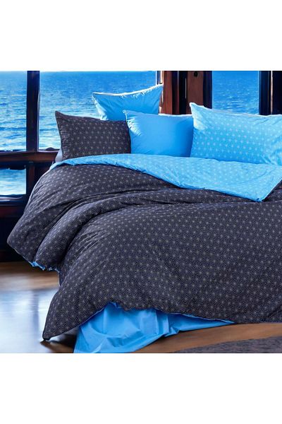 MAJESTE Exclusive 100% Cotton Poplin Akfil Ranforce Double Duvet Cover Set (4 Pillow Cases)-1371L