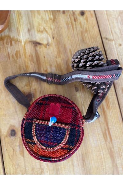 Bohemian Iran Işi El Yapımı Çok Renkli Günlük Bohem Kilim Küçük Çanta