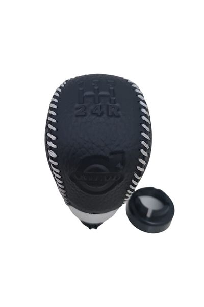 CABU Volvo S40 V50 C30 2005-2010 Model Printed Leather Gear Shift Knob