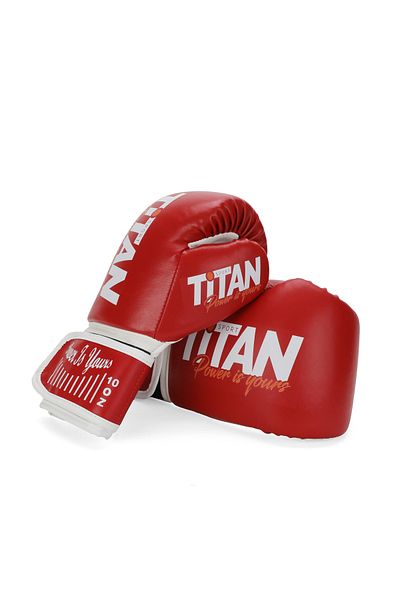 Titan Sport Red Boxing Gloves 12 oz