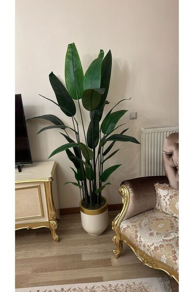 İremÇiçekçilik Harika Tasarım Salon Çiçeği200 Cm Yapay Ağaç Bitki Köşe Çiçeği Yapay Ağaç Yapay Cicek