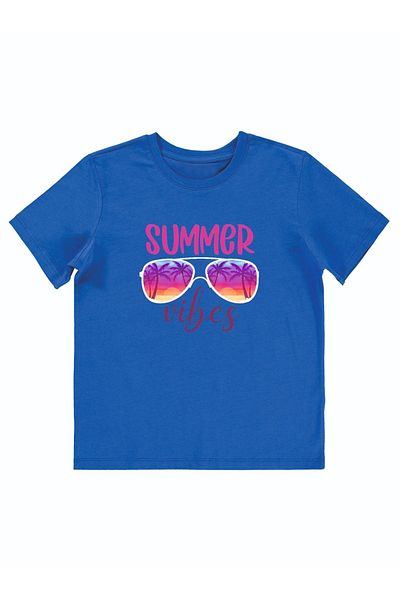 Cevval Tricou pentru fete - Imprimat cu ochelari de soare
