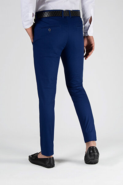 Terapi Men Mavi  Slim Fit Pamuklu İtalyan Kesim Pantolon