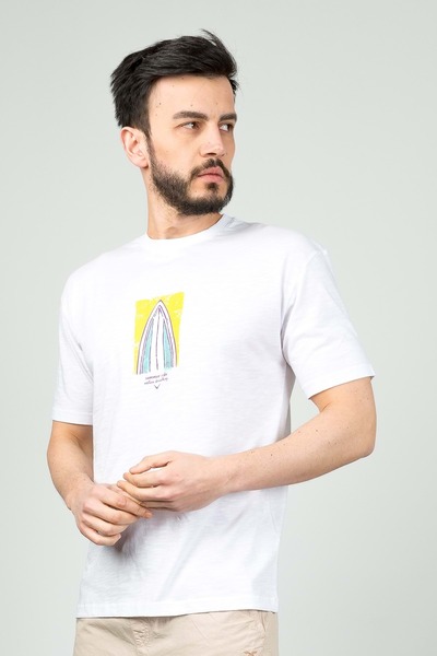 Cazador CAZ 4263 O.BIS - Λευκό T-Shirt