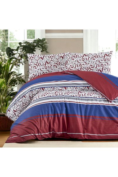 MAJESTE Alinda 100% Cotton Ranforce Single Duvet Cover Set (1 Pillow Case)-6152t