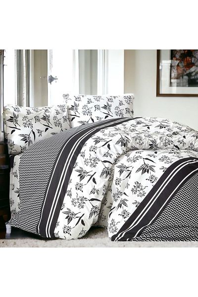 MAJESTE Alinda 100% Cotton Ranforce Single Duvet Cover Set (1 Pillow Case)-1069t