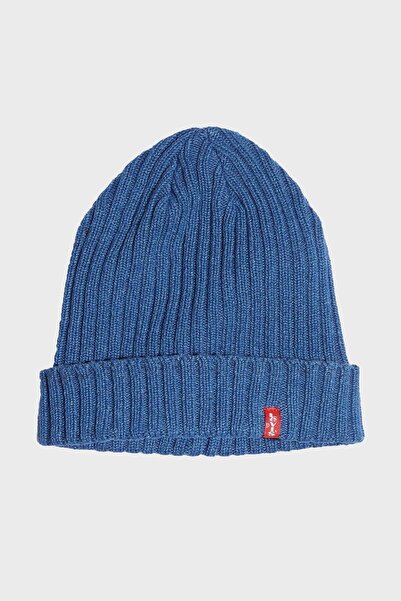 Levi's 100% бавовняна шапка з логотипом Nervürlü Bere Чоловіча шапка 77138