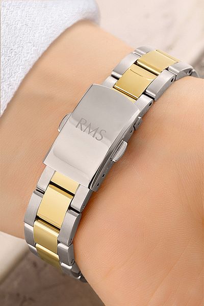 Romanson 5 Atm Waterproof Women's Wristwatch - Steel Cord with Calendar and Rhinestones