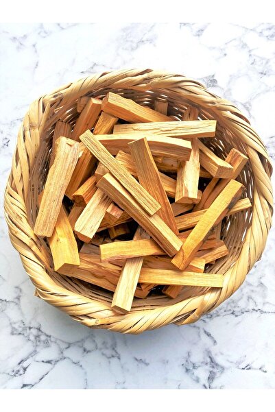KENT BAHÇESİ 10 Adet Palo Santo Ağaç Tütsü 80 - 100 gr Tütsü Peru Sertifikalı...