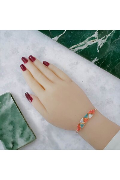 toptanhanem Miyuki - Stylish Colorful and Beaded Evil Eye Adjustable Lift Bra...