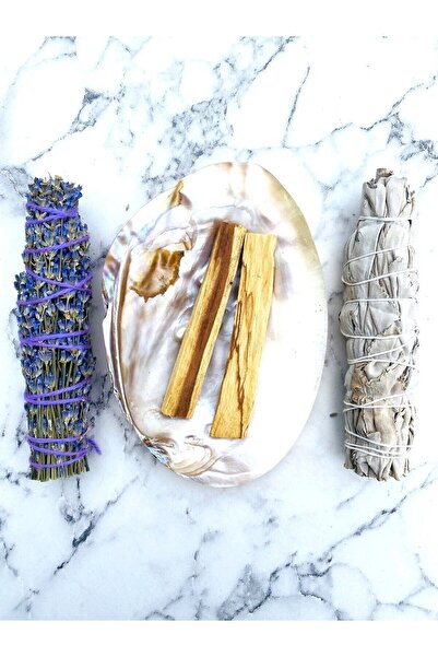 KENT BAHÇESİ Arınma - Enerji Nazarlık Tütsü Seti - Beyaz Adaçayı - Lavanta - ...