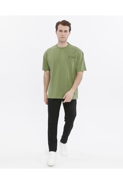 glendi Oversize Print Detailed T-Shirt