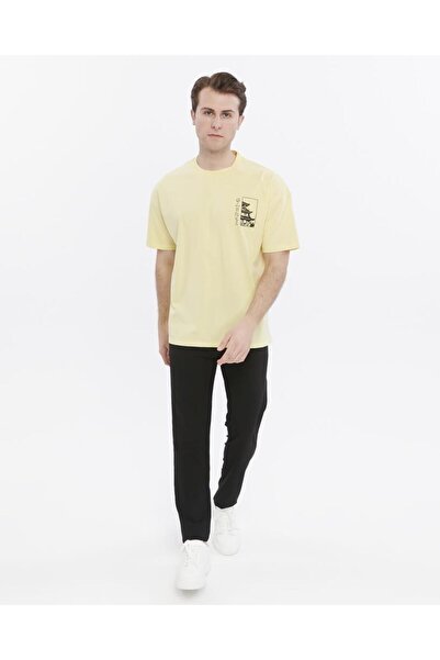 glendi Oversize Print Detailed T-Shirt
