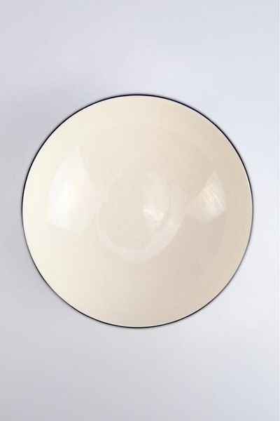 Digithome Lombardino Black Porcelain Soup Bowl - Minimalist Modern, Single, 15 Cm
