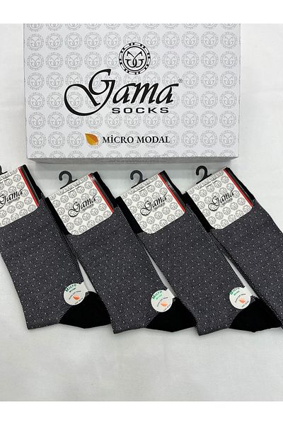 Gama Çorap 4 bucăți de șosete subțiri de vară pentru bărbați, cu modele modal