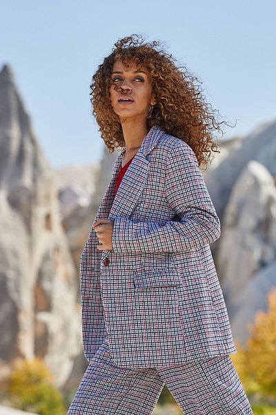 Clandestino Blazer Jachetă Damă Albă