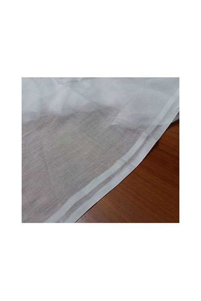 Kezban Tekstil Λευκό Μετρικό Χειροποίητο Τυλίγκο 90 cm Πλάτος 3 m Μήκος