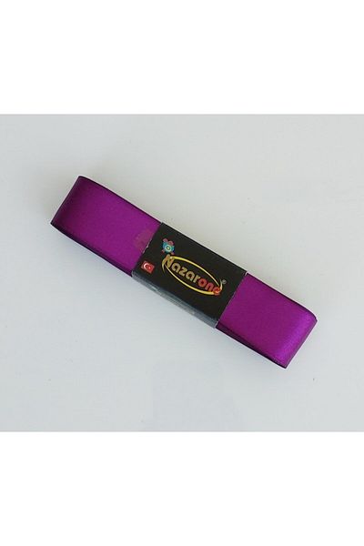 Kezban Tekstil Purple Satin Ribbon 3 Cm
