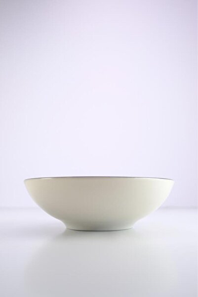 Digithome Lombardino Black Porcelain Soup Bowl - Minimalist Modern, Single, 15 Cm