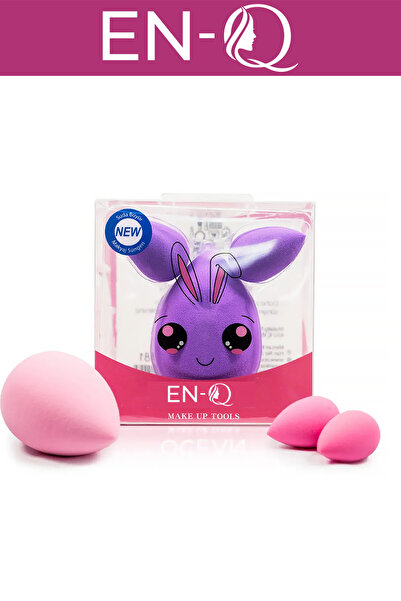 ENQ 3'LÜ Sünger - 2 Adet Gözaltı Süngeri Ve Fondöten Süngeri