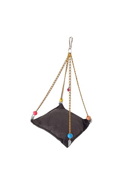 Markapet أرجوحة طيور على شكل سلسلة بلون أنثراسايت