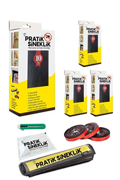 TT Pratik Sineklik | Pencere Sinekliği 4' Lü Paket 80 X 140 Cm