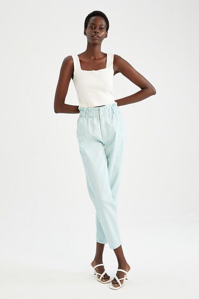 DeFacto Baggy-Hose aus Gabardine aus 100 % Baumwolle