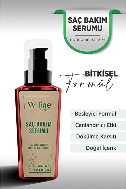 wline 2'li Saç Bakım Seti. Keratin Saç Bakım Serumu & Keratin-biotin-collagen Saç Şampuanı