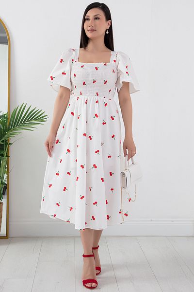 PULLIMM Rochie polină Gipeli cu volan - GRS3483