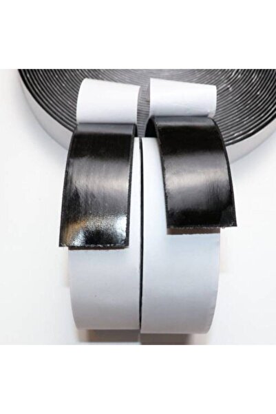 Kezban Tekstil 10 Metre Arkası Yapışkanlı Siyah Cırt Cırtlı Bant - 2 Cm En