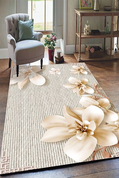 Yürük Home Welsoft Fabric YRK140 Model Elastic Carpet Cover