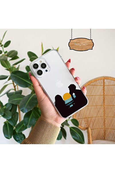 izzytech حافظة متوافقة مع هاتف iPhone 13 PROMAX، غطاء ناعم واقٍ رفيع بتصميم شفاف