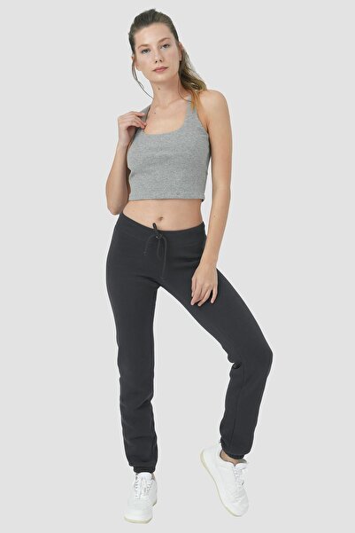 Comm-Ci Star Gray Lace-Up Thick Cotton Sports Tracksuit