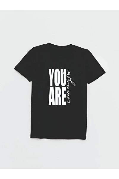 Cevval Надрукований на футболці для дітей YOU ARE ENOUGH