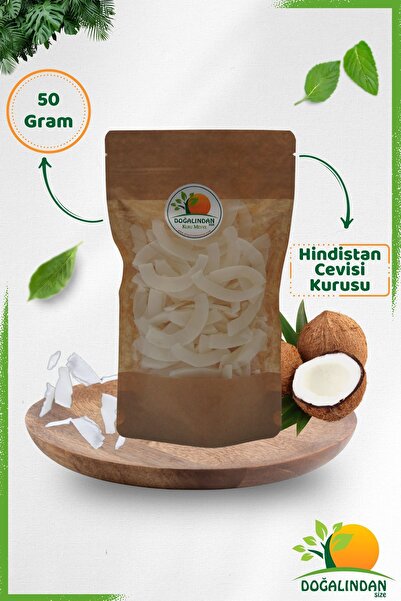 DoğalındanSize 50 غرام. حزمة جوز الهند المجفف خالية من السكر