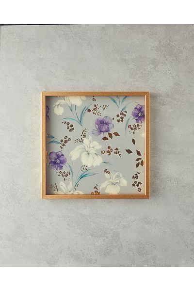 English Home Almina Cream Decorative Tray - 33x33 cm