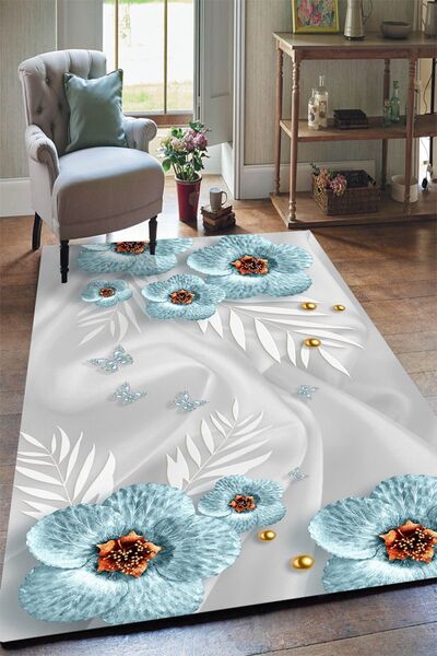 Yürük Home WELSOFT KUMAŞ YRK116 MODELİ LASTİKLİ HALI ÖRTÜSÜ