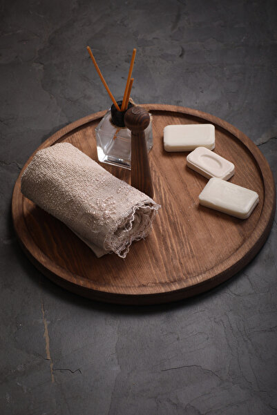 SAMMWOOD Wooden Decorative Candy Bowl and Presentation Set