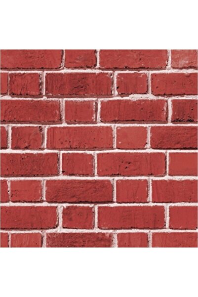 3D White Kırmızı Tuğla Desenli 3d Duvar Kağıdı(5m2)