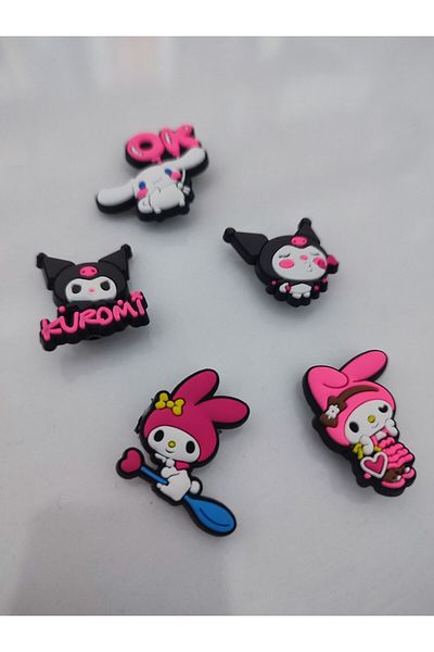 SANRIO حذاء صندل من السيليكون بإبزيم من Kuromi Cinnamoroll My Melody