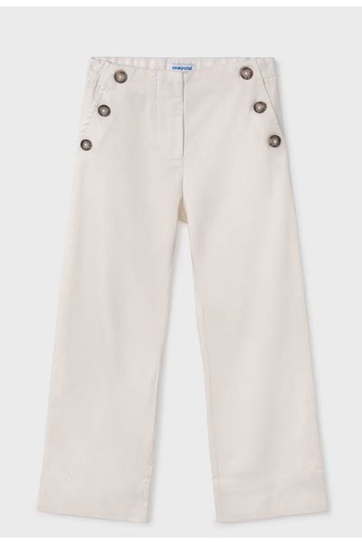 MAYORAL Girl's Buttoned Trousers - Relaxed Fit