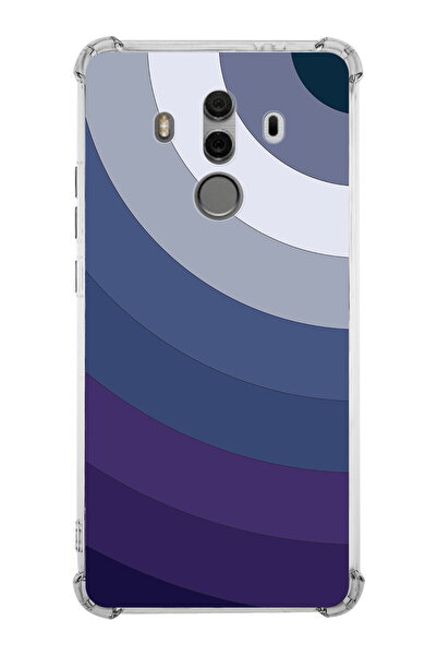 PrintiFy جراب سيليكون شفاف متوافق مع هاتف Huawei Mate 10 Pro مع حماية للزوايا...