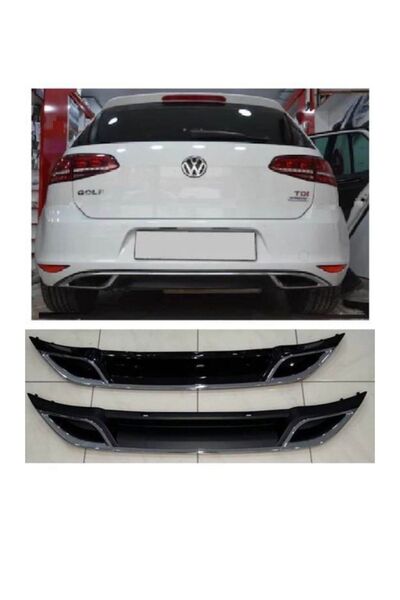 Fvtuningotoaksesuar Vw Golf 7 7,5 Görünüm Difüzör Pianoblack 13-17 Ithal