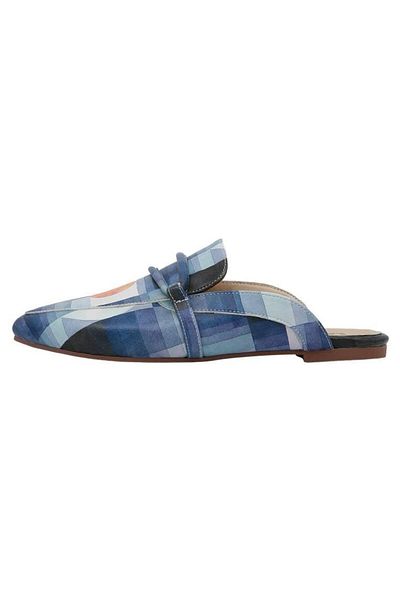 Dogo Papuci de damă din piele vegană bleumarin - Be Different Design