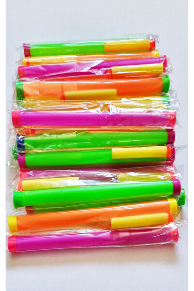 Mahi Max 20'li Paket Vantuzlu Sünger Ok Atan Üfleme Borusu Apaçi Ok Nerfoku 20cm