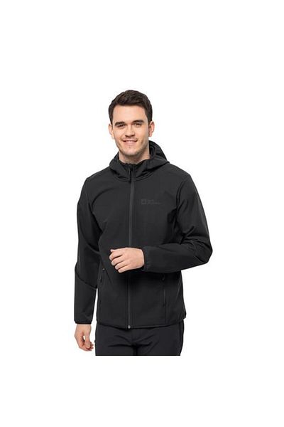 Jack Wolfskin سويت شيرت رجالي من BORNBERG HOODY M باللون الأسود - 6000 - سويت شيرت