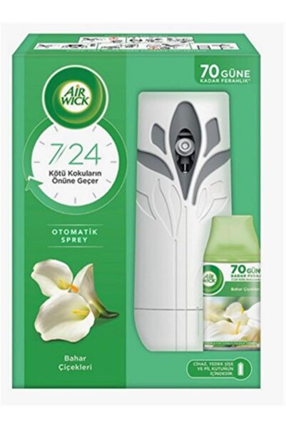 Air Wick Airwick Otomatik Sprey + Yedeği (Bahar Çiçekleri ) Oda Kokusu (70 Gü...