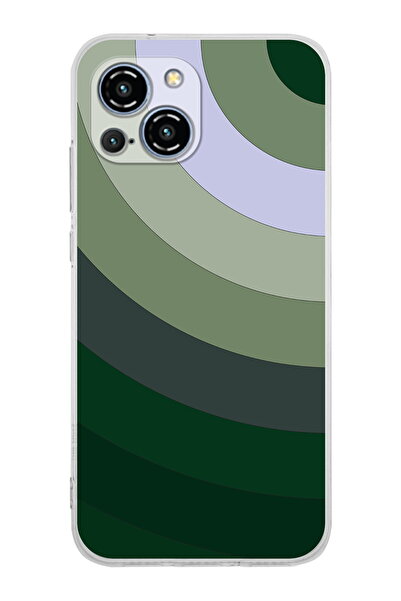 PrintiFy حافظة سيليكون شفافة متوافقة مع كاميرا Reeder S23 Pro Max مع تصميم C ملون