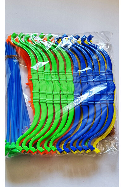 Mahi Max 24'lü Pakette Plastik Vantuzlu Ok Yay Set 38cm