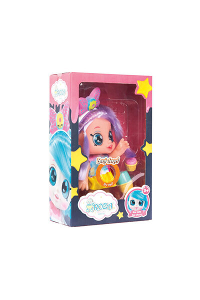 Global Roza Şeker Kız Sarı Etekli Fonksiyonlu Bebek